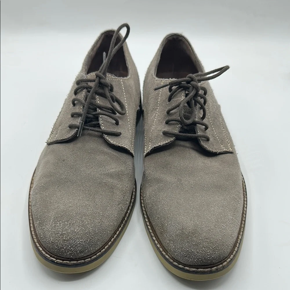 Banana Republic Gray Suede Lace-Up Shoes Men's Size 9